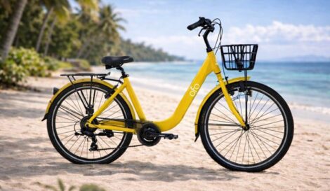 sepeda gili yellow