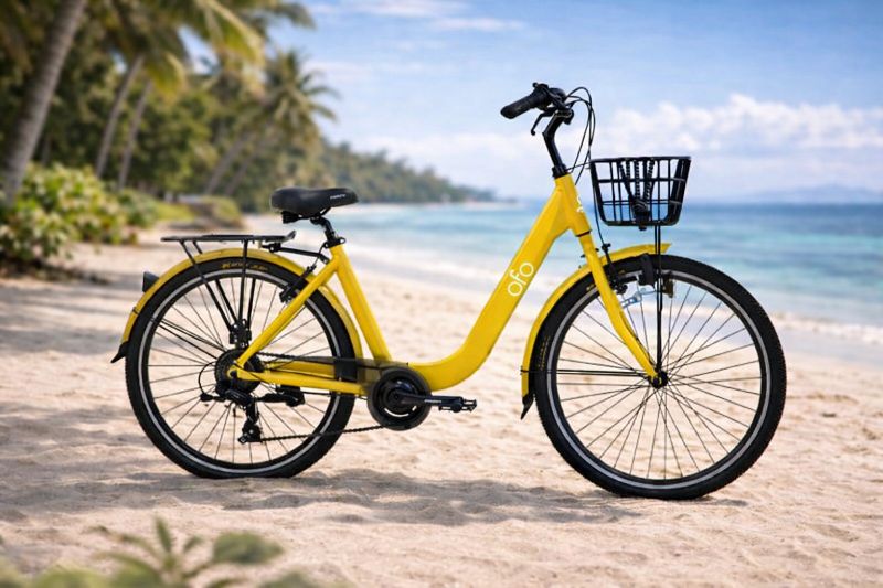 sepeda gili yellow